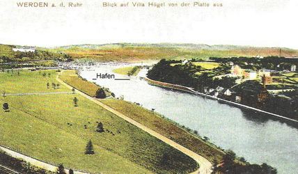 Historisches Foto Werdener Hafen
