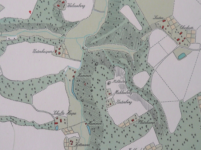 Historische Karte Zeche Mühlenberg